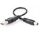 usangreen Usangreen USB to Barrel Cable 55mm21mm Angled 5V DC Power Cable Straight USB