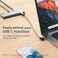 UseBean Right Angle USB C Extension Cable 06FT 2Pack USBC 32 Gen2 20Gbps Male to Female 4K Video Cord Compatible for iPhone 16 15 Pro Max MacBook Pro M4 M3 Surface Go Galaxy S25 S24