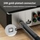 Viborg HiFi USB Cable 4N OFC USB20 AMale to BMale Digital Audio DAC Cable Professional USB Cord Wire 16FT05M