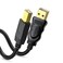 wawpi USB 20 Cable AMale to BMale PrinterScanner 10 Feet 3 Meters