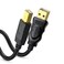 wawpi USB 20 Cable AMale to BMale PrinterScanner 10 Feet 3 Meters