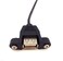Wpeng USB Extension Cable Qaoquda 1ft 90 Degree Right Angle USB 20 Type A Male to Type A Female PanelMount with Screws CableUSB MF