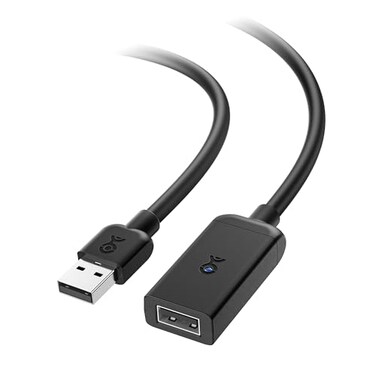 Cable Matters Active USB Extension Cable 328 ft 10m Active USB Extender Cable for Webcam Oculus Sensor HTC Vive Link Box Xbox Kinect PlayStation Camera and More