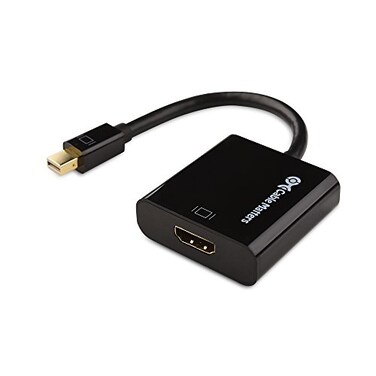 Cable Matters Active Mini DisplayPort to HDMI Adapter Active Mini DP to HDMI Supporting Eyefinity Technology 4K Resolution