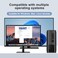 Malarpon DispalyPort Headless Ghost Display Emulator with Blue Light for PC 4K DP Dummy Plug fit Headless 108060Hz3840x216017Hz 6P
