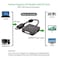 UKYEE DisplayPort to HDMI VGA DVI Adapter 3in1 Converter 1080P60Hz Male to Female Black
