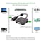 UKYEE DisplayPort to HDMI VGA DVI Adapter 3in1 Converter 1080P60Hz Male to Female Black