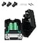DTECH DB9 Breakout Connector DB9 Female RS232 Serial Adapter Solderless Module Board with Terminal Block Case Nuts and Tail Pipes DB9 Female Nuts