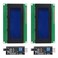 Alinan 2pcs IIC I2C TWI Serial LCD 2004 20X4 Display Blue Screen with IIC I2C Module Interface Adapter