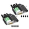 ANMBEST 2PCS DB9 Solderless Connector RS232 DSUB Serial to 9Pin Port Terminal Male Adapter Connector Breakout Board with Locking Housing