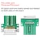ANMBEST DB15 Solderless Serial to 15pin Port Terminal Adapter Connector Breakout Board with Case Long Bolts Nuts MaleFemale
