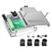 ANMBEST DB25 Breakout Connector Solderless Metal Shell RS232 DSUB Serial to 25Pin Port Terminal Female Adapter Connector Breakout Board with Case