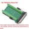 ANMBEST DB37 Solderless RS232 DSUB Serial to 37pin Port Terminal Female Adapter Connector Breakout Board