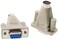 CABLESONLINE.COM ATLANTIC CablesOnline 2Pack PS2 MiniDin6 Female to DB9 Serial Female Mouse Adapter ADM012