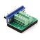 Arnorin DB9 Breakout Board DB9 RS232 Serial Female to Terminal Block 10 Pin AdapterUltra Small Size