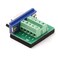 Arnorin DB9 Breakout Board DB9 RS232 Serial Female to Terminal Block 10 Pin AdapterUltra Small Size