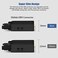Dbilida DB9 Solderless Connector 4Male DB9 Breakout Connector RS232 DSUB Serial to 9pin Port Terminal with Case
