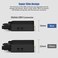 Dbilida DB9 Solderless Connector 4Male DB9 Breakout Connector RS232 DSUB Serial to 9pin Port Terminal with Case