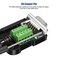 Dbilida DB9 Solderless Connector 4Male DB9 Breakout Connector RS232 DSUB Serial to 9pin Port Terminal with Case