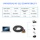 ELECABLE USB Type C to RS232 DB9 Serial9Pin Converter Adapter Cable 5ft with a Male to Female Connector Compatible with MAC OS Windows Android Linux Type C Device USB C