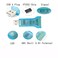 Feanteek USB to RS485 Adapter FT232RL Fast Communication TX RX Support modbus Industrial RS485 Converter A B VCC GND with Windows 10 8 7 MacOS Linux