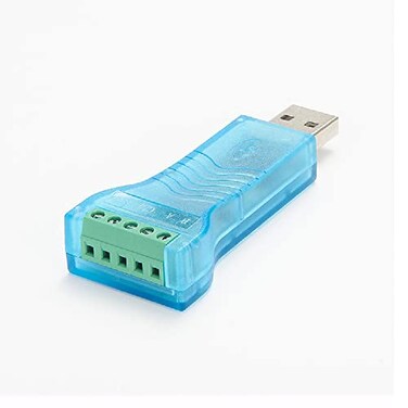Feanteek USB to RS485 Adapter FT232RL Fast Communication TX RX Support modbus Industrial RS485 Converter A B VCC GND with Windows 10 8 7 MacOS Linux