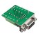 Futheda 2PCS DSUB DB9 RS232 Interface Breakout Board Connector 9 Pin 2 Row Female RS232 Serial Port Solderless Terminal Block Adapter with Positioning Nuts