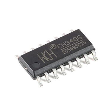 JESSINIE 5Pcs CH340G SOP16 USB to Serial Adapter Chip IC SMD CH340 SMD Serial Chip USB to Serial Port Chip