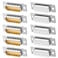 Jienk 10PCS DB15 RS232 Serial DSUB Solder Cup Connectors Gold Plated Joints RS232 Serial Port 15Pin D Sub CouplersMale x 5 Female x 5
