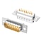 Jienk 10PCS DB15 RS232 Serial DSUB Solder Cup Connectors Gold Plated Joints RS232 Serial Port 15Pin D Sub CouplersMale x 5 Female x 5