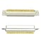 Jienk 4PCS DB37 RS232 Serial DSUB Solder Cup Connectors Gold Plated Joints RS232 Serial Port 37Pin D Sub CouplersMale x 2 Female x 2