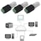 OTOTEC 3PCS RJ45 to RS485 Converter A Connects to PIN4 B Connects to PIN5 44x13x11mm RJ45 Connection Adapter to Achieve Data Transmission