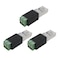 OTOTEC 3PCS RJ45 to RS485 Converter A Connects to PIN4 B Connects to PIN5 44x13x11mm RJ45 Connection Adapter to Achieve Data Transmission