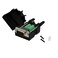 Twinkle Bay Twinklebay DB9 Connector to Wiring Terminal RS232 Serial Port Breakout Board SolderFree Male Adapter with Case