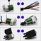 YIOVVOM Connector DB9 RS232 DSUB Serial Adapters 2 PCS Female Adapter