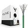 Voltive Cat6 Ethernet Cable Riser CMR Green 1000ft 23AWG 4 Pair Solid Bare Copper UTP 600MHz UL Certified ETL Verified V123211