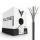 Voltive Cat6 Ethernet Cable Riser CMR Black 500ft 23AWG 4 Pair Solid Bare Copper UTP 600MHz UL Certified ETL Verified V12323