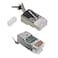 RiteAV 23 AWG Shielded CAT 6 Solid Terminating Crimp Ends Designed for Direct Burial Cable 10 Pack