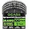 GEARit Cat 6 Patch Cables 1 ft Black 100 Pack Cat6 Patch Cables 1ft BlackEthernet Patch Cable 10Gbps 550MHz 24AWG Pure Copper Snagless Gold Plated RJ45 for Router Server Router PC