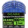 GEARit Cat 6 Patch Cables 1 ft Blue 100 Pack Cat6 Patch Cables 1ft BlueEthernet Patch Cable 10Gbps 550MHz 24AWG Pure Copper Snagless Gold Plated RJ45 for Router Server Router PC