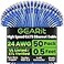 GEARit Cat 6 Ethernet Patch Cable 05 ft Blue 50 Pack Cat6 Patch Cables 05ft BlueEthernet Patch Cable 10Gbps 550MHz 24AWG Pure Copper Snagless Gold Plated RJ45 for Router Server Router PC