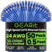 GEARit Cat 6 Ethernet Patch Cable 05 ft Blue 50 Pack Cat6 Patch Cables 05ft BlueEthernet Patch Cable 10Gbps 550MHz 24AWG Pure Copper Snagless Gold Plated RJ45 for Router Server Router PC