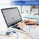 Frienda 10 Pieces RJ45 Coupler Ethernet Extension Adapter Network Connector for Cat7Cat6Cat5eCat5 Ethernet Network Cable Coupler Female to Female Blue