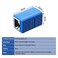 Frienda 10 Pieces RJ45 Coupler Ethernet Extension Adapter Network Connector for Cat7Cat6Cat5eCat5 Ethernet Network Cable Coupler Female to Female Blue
