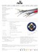 AiCat Cat6 Ethernet Cable 500ft 23 AWG CMR ETL Insulated Solid Bare Copper Wire Cat 6 Cable with Noise Reducing Cross Separator 550MHZ 10 Gigabit Speed PoE Unshielded UTP LAN Cable Blue