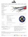 AiCat Cat6 Ethernet Cable 500ft 23 AWG CMR ETL Insulated Solid Bare Copper Wire Cat 6 Cable with Noise Reducing Cross Separator 550MHZ 10 Gigabit Speed PoE Unshielded UTP LAN Cable Blue