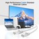Cable Matters 10Gbps Snagless Shielded Cat 6A Ethernet Cable 35ft Cat 6A Cable Cat6A Cord Ethernet Cord White