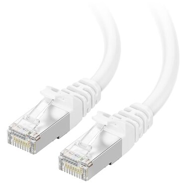 Cable Matters 10Gbps Snagless Shielded Cat 6A Ethernet Cable 35ft Cat 6A Cable Cat6A Cord Ethernet Cord White
