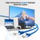 Cable Matters 10Gbps Snagless Shielded Cat 6A Ethernet Cable 5ft Cat 6A Cable Cat6A Cord Ethernet Cord Blue