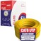 Cables Direct Online CAT6 Cable 1000ft Pull Box Solid Ethernet LAN UTP Cable 23AWG 550Mhz RJ45 Network CCA Copper Clad Aluminum Wire Bulk Yellow